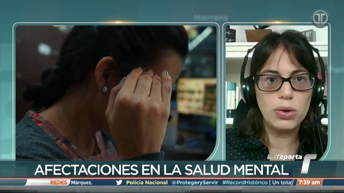 “Es bastante común que luego de haber una experiencia traumática haya un aumento en los casos de depresión", psicóloga Karen Lowinger. #TReporta