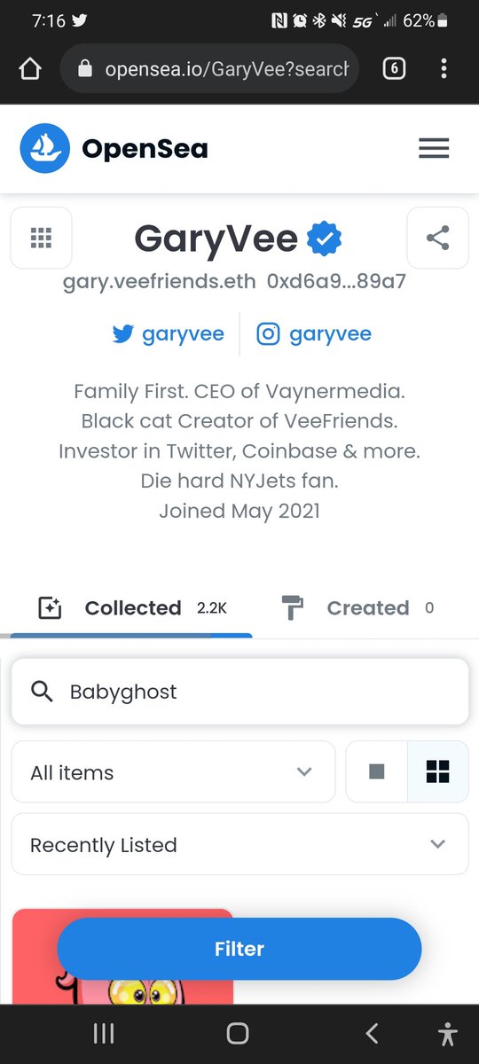 GodingKyle's tweet photo. @BabyGhosts_NFT @garyvee even has one! Mint count has been rising in the past couple of days! Don't miss out! https://t.co/njC8q16kUp