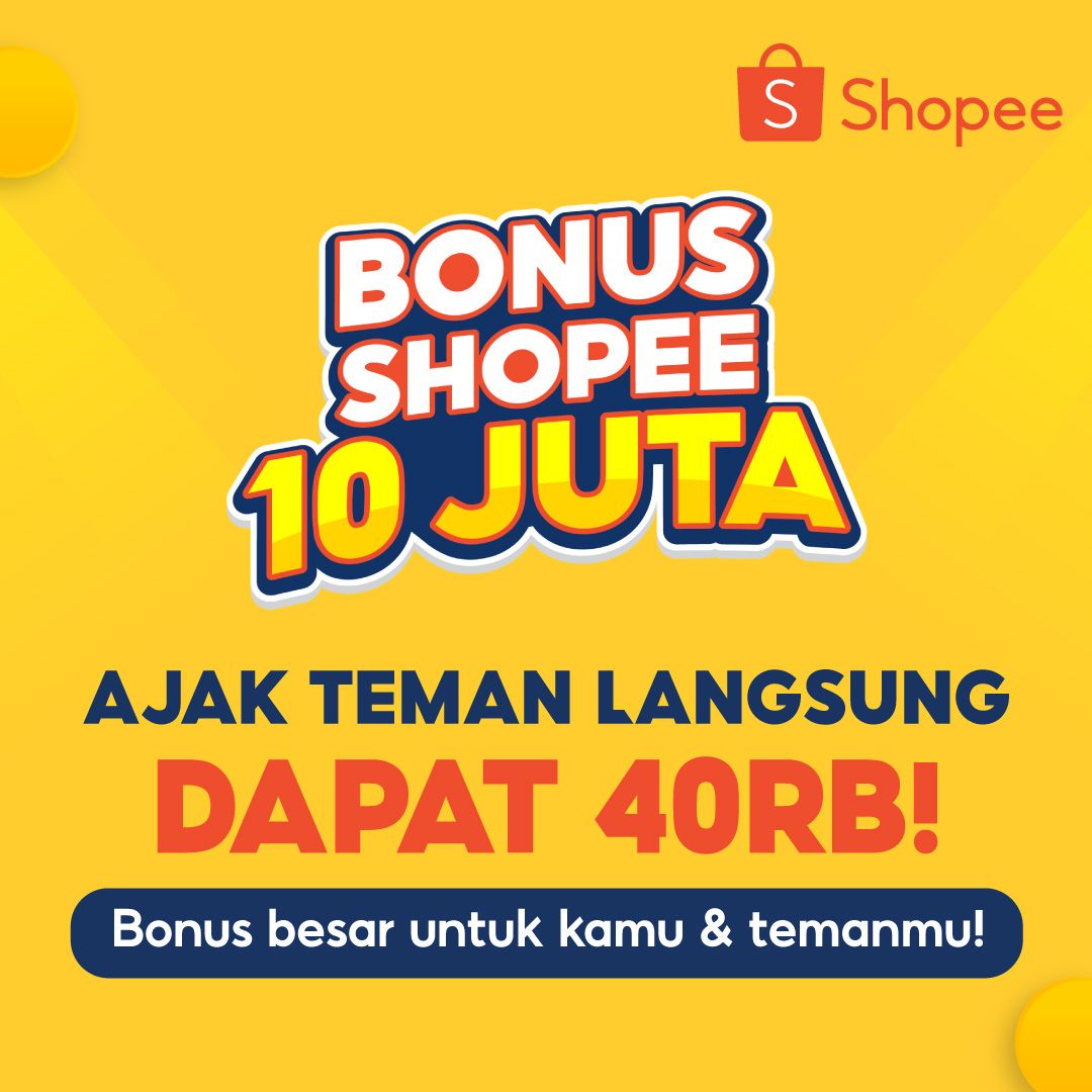 DimazRF's tweet image. Bantu aku dapetin 40RB, yuk! Dapetin juga bonus 15RB yang bisa langsung kamu tarik! Download Shopee dengan klik link ini: #BonusShopee10Juta shp.ee/edm2hw9iddv