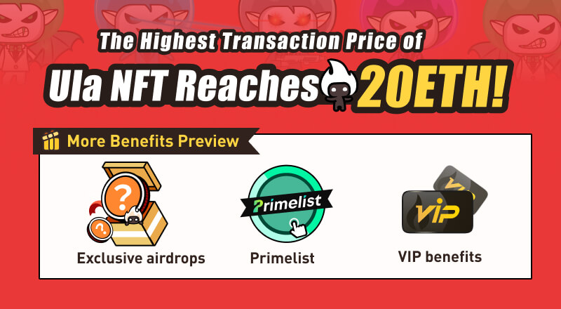 iTokenWallet's tweet photo. The highest sale price of #Ula NFT just hit 2⃣0⃣ ETH!🤩

What are the benefits for Ula NFT #HODLers❓
✅Exclusive #Airdrops 
✅Primelist token airdrop
✅VIP benefits
...

Buy Ula #NFTs to enjoy exclusive benefits!🎁

Where to buy?👇
https://t.co/x3I6zcJBOa https://t.co/fiYAFCImIz