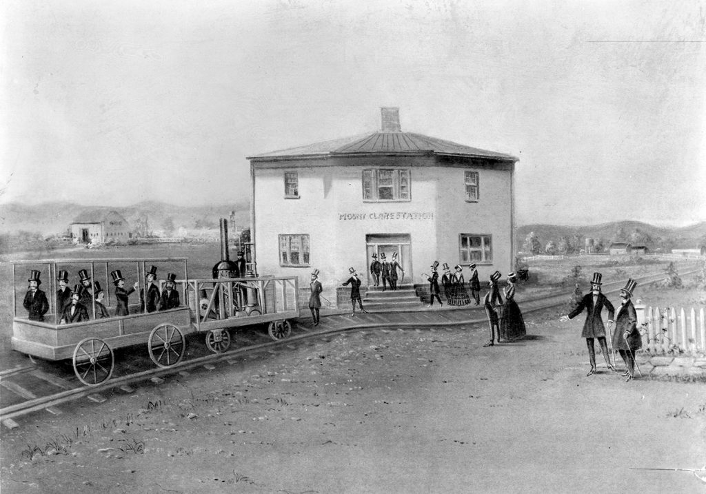 nat_railroad's tweet photo. #TrainTalk Time for another #FirstMileFriday: Built in 1851, the Mt. Clare Station, also known as Mt. Clare Depot, is the oldest surviving building on the museum’s historic campus and is a National Historic Landmark. Head to the B&O Railroad Museum today to step into history! https://t.co/01zFHIJ8Ob