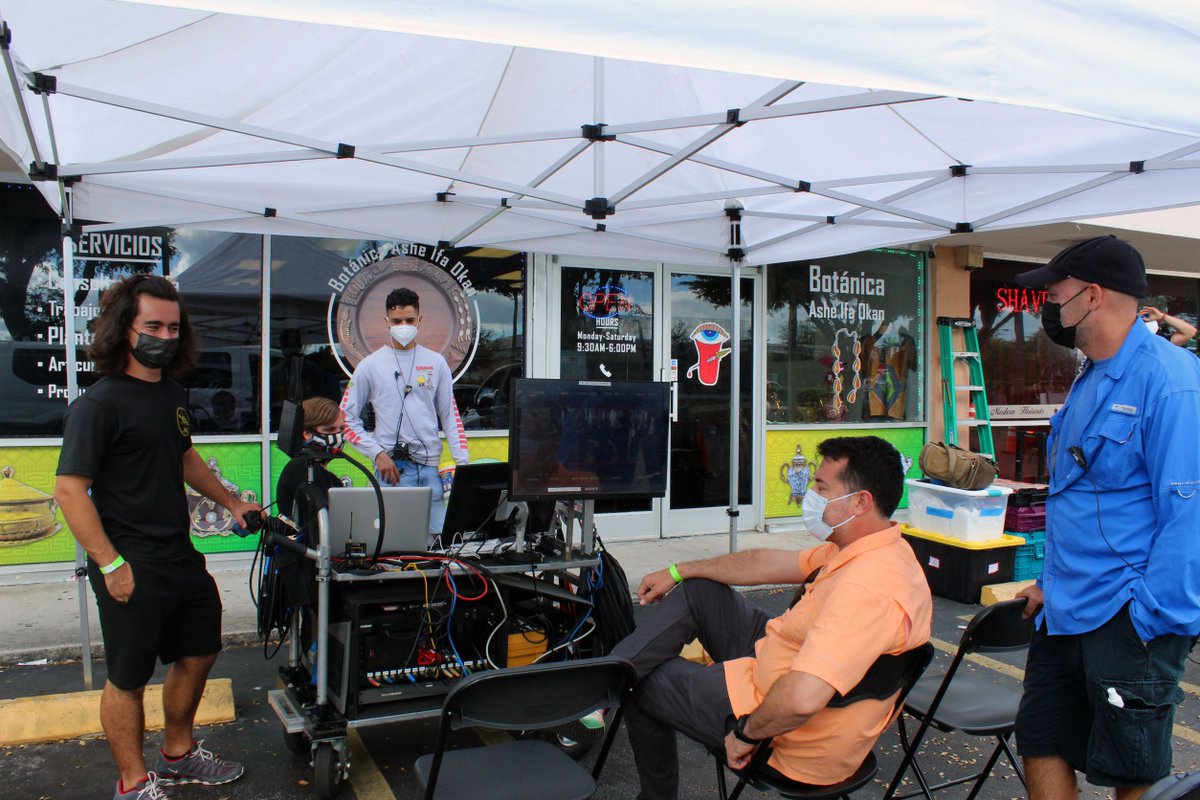 filmmiami_'s tweet photo. #MaskUpMiami #WeFilmItSafe #PracticeSafeSets #FilMiami #FilmedInMiami #WeCanWeWill #PivotToProduction
On the Set of Paradiso Pictures https://t.co/VhiICsvMRC