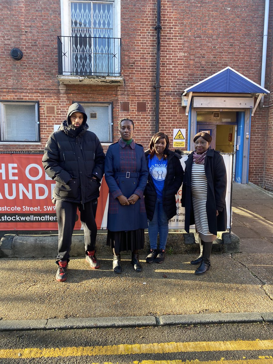 This morning I joined councillors <a href="/tina_valcarcel_/">Cllr Tina Valcarcel</a> and  <a href="/DrHashi3/">Hashiieeee</a> to support <a href="/Kemi_YPM/">Kemi Folarin</a> <a href="/YPMCharity/">Young People Matter</a> and the TRA group against the rushed move and proposed closure of the #OldLaundry. We need @HydeHousing to work with us to address all the issues and find a suitable alternative