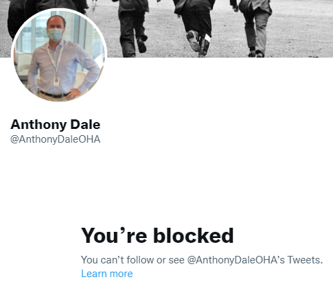 1/ I guess Anthony Dale, CEO of Ontario Hospital Association, didn't like my tweets on how he keeps calling for lockdowns in Ontario to protect 'hospital capacity' - yet has done little to increase hospital capacity in last 22 months.

#TOpoli #ONpoli #ONhealth #Onted #COVID19ON