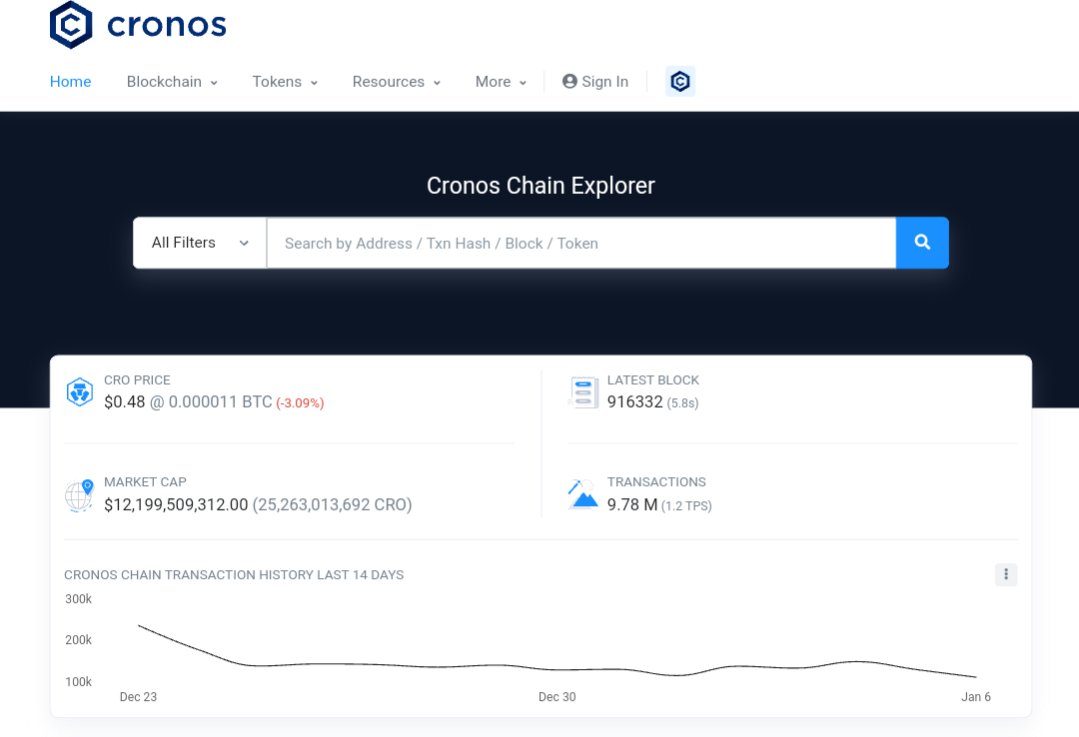 Cryptomalin_com's tweet photo. ๐Lancement de #CronoScan !
โกNouvel Explorer #Cronos construit par l'รฉquipe de @etherscan
โ
CronoScan offre aux utilisateurs et aux dรฉveloppeurs plusieurs fonctionnalitรฉs avancรฉes
๐ https://t.co/brGFPQAclr
#CRO @cronosapp #crypto @CronoscanHQ #crofam #FFTB #CronosChain https://t.co/00MznhVrWo