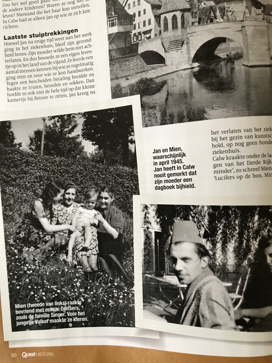 Mijn oma Mien Trimbos woonde in 1944-1945 in nazi-Duitsland bij haar tewerkgestelde zoon Jan. Collega <a href="/marktraa/">Mark Traa</a> las haar dagboek en schreef voor #QuestHistorie hoe zij de laatste dagen van het Derde Rijk meemaakte in het dorp Calw. <a href="/QuestNL/">Quest</a> (Koop dat blad!)