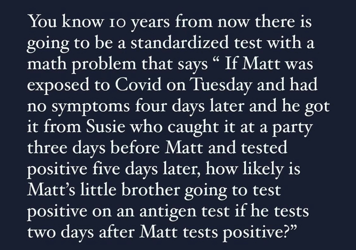 shout out to the influencer somewhere out there who wrote this gem 😭

#MedTwitter #MCQ #Covid19 #cdcsays  
<a href="/DGlaucomflecken/">Dr. Glaucomflecken</a> please reenact