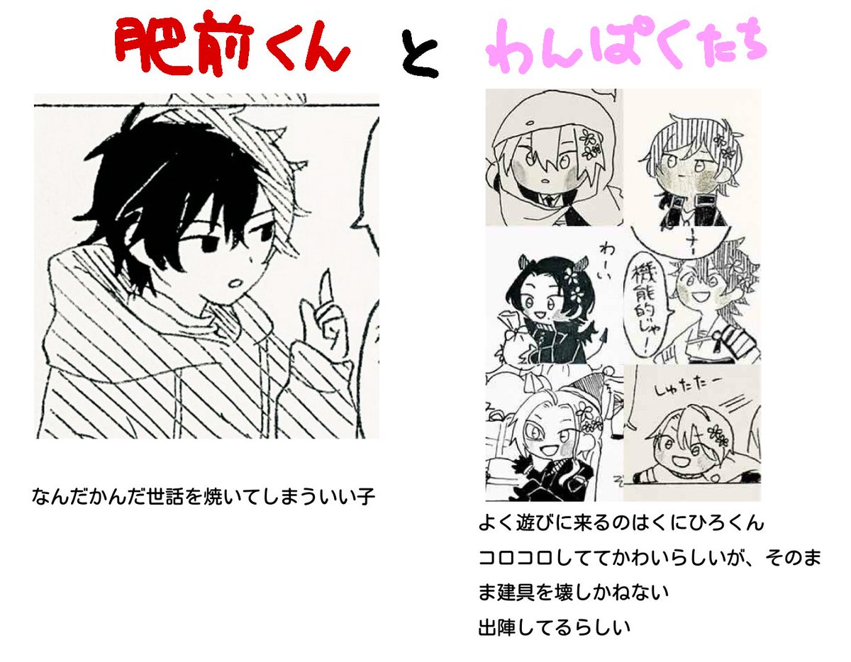 弊本丸について(今後変動はあるかもしれない) 