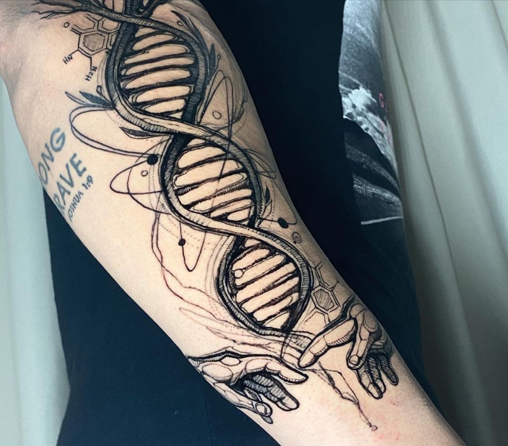 Tree Of Life lindsay Poland This Is Soooo Me  Dna Tree Tattoo HD Png  Download  454x74586476  PngFind