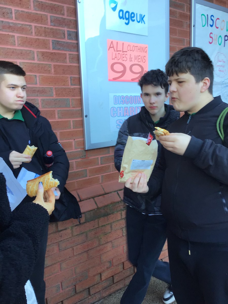 boulevardcentre's tweet photo. Getting to know our new teachers, a walk in the local community and a cheeky visit to @GreggsOfficial #Buildingrelationships #LocalCommunity #SocialSkills
#MrsWainwright #MrsBlake https://t.co/cFO2mPhL0p