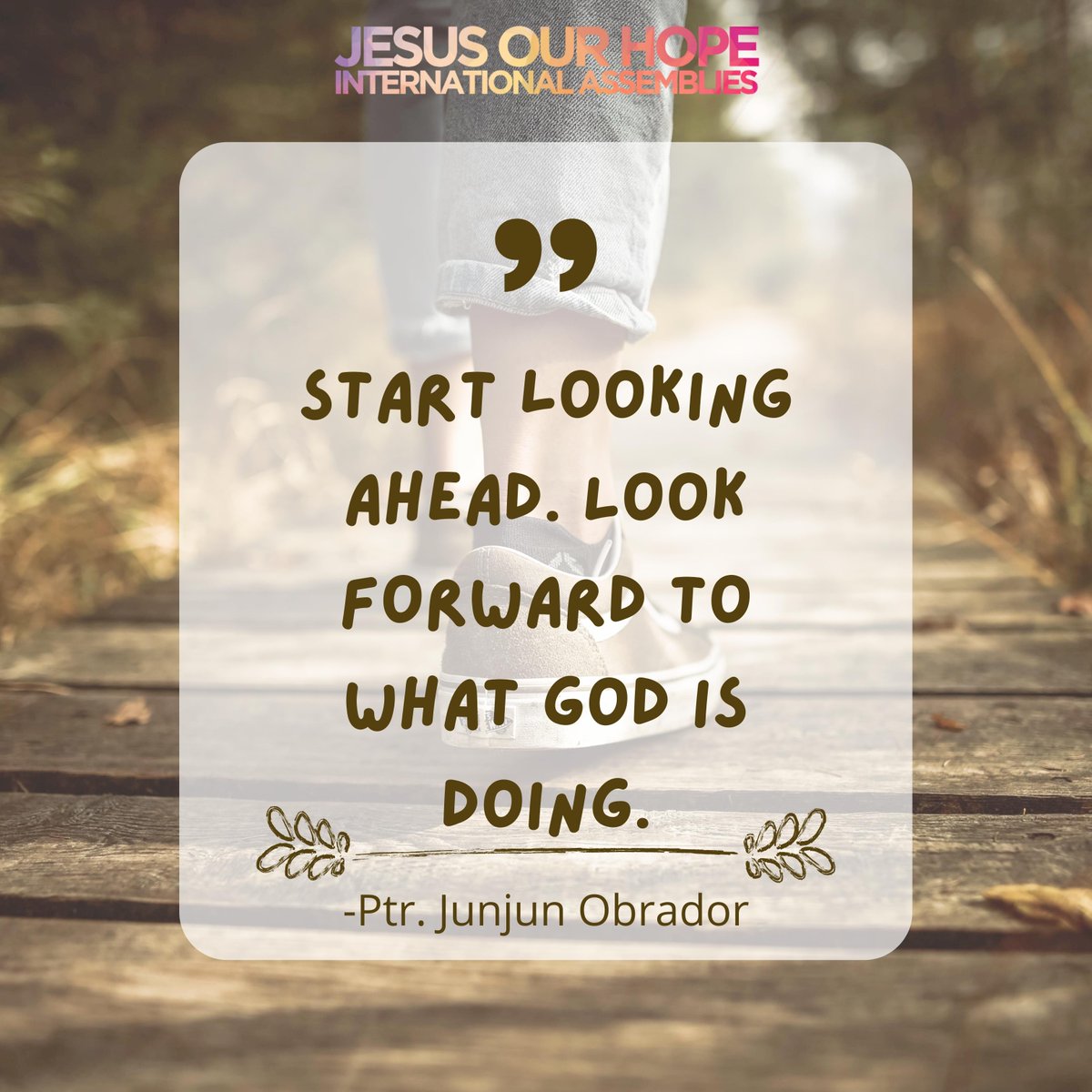 JOHIAph's tweet photo. Things might not happen the way we expect them to be, but our moments in the "wilderness" and "wastelands" are not the end. God is making a way through it. We just have to see it in His perspective, not ours.

#ANewSeason #Reboot #JesusOurHope #JOHIAAllIn https://t.co/Y1UR1Rciyc