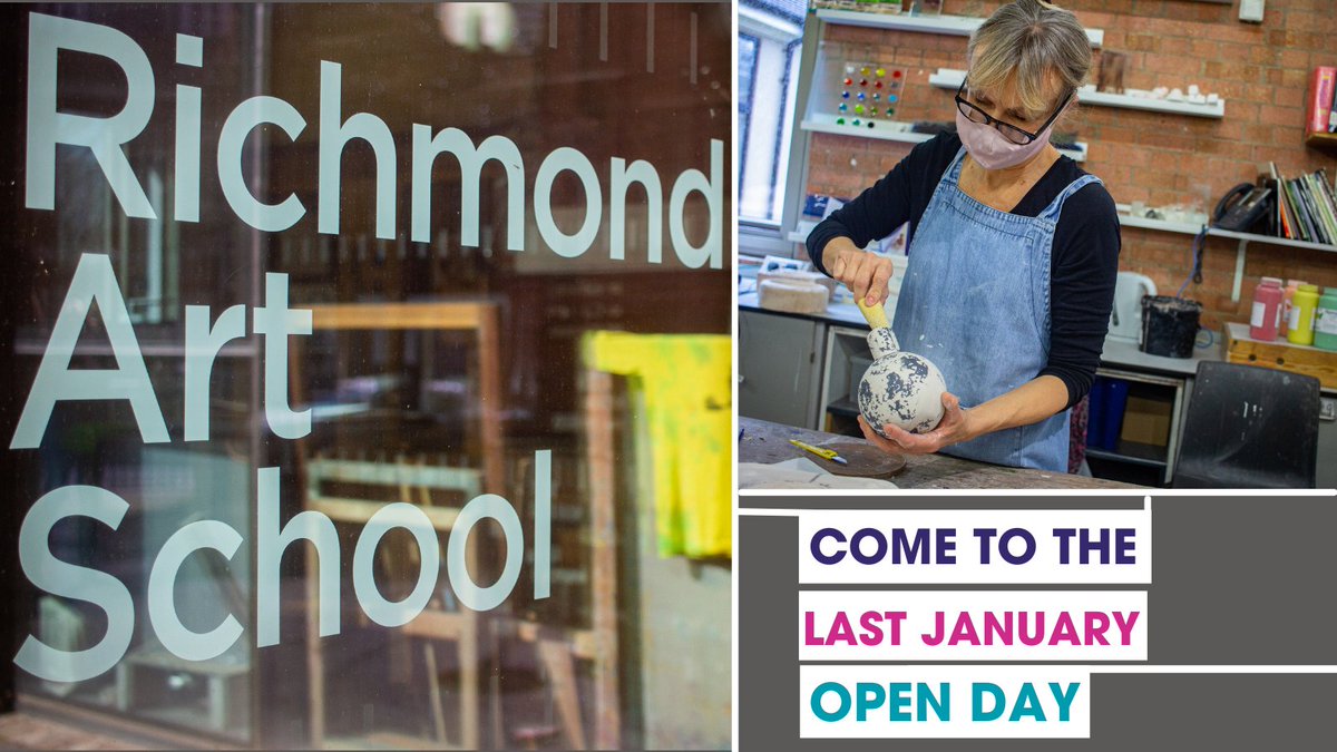 Come to our last January Parkshot Campus Open Day this Saturday 8th 2022. 

Our Art school will be showcasing their fantastic artistic, creative skills this weekend.

Book tickets or just turn up today: bit.ly/3qWh7VV

#ArtSchool #OpenDay #RHACC