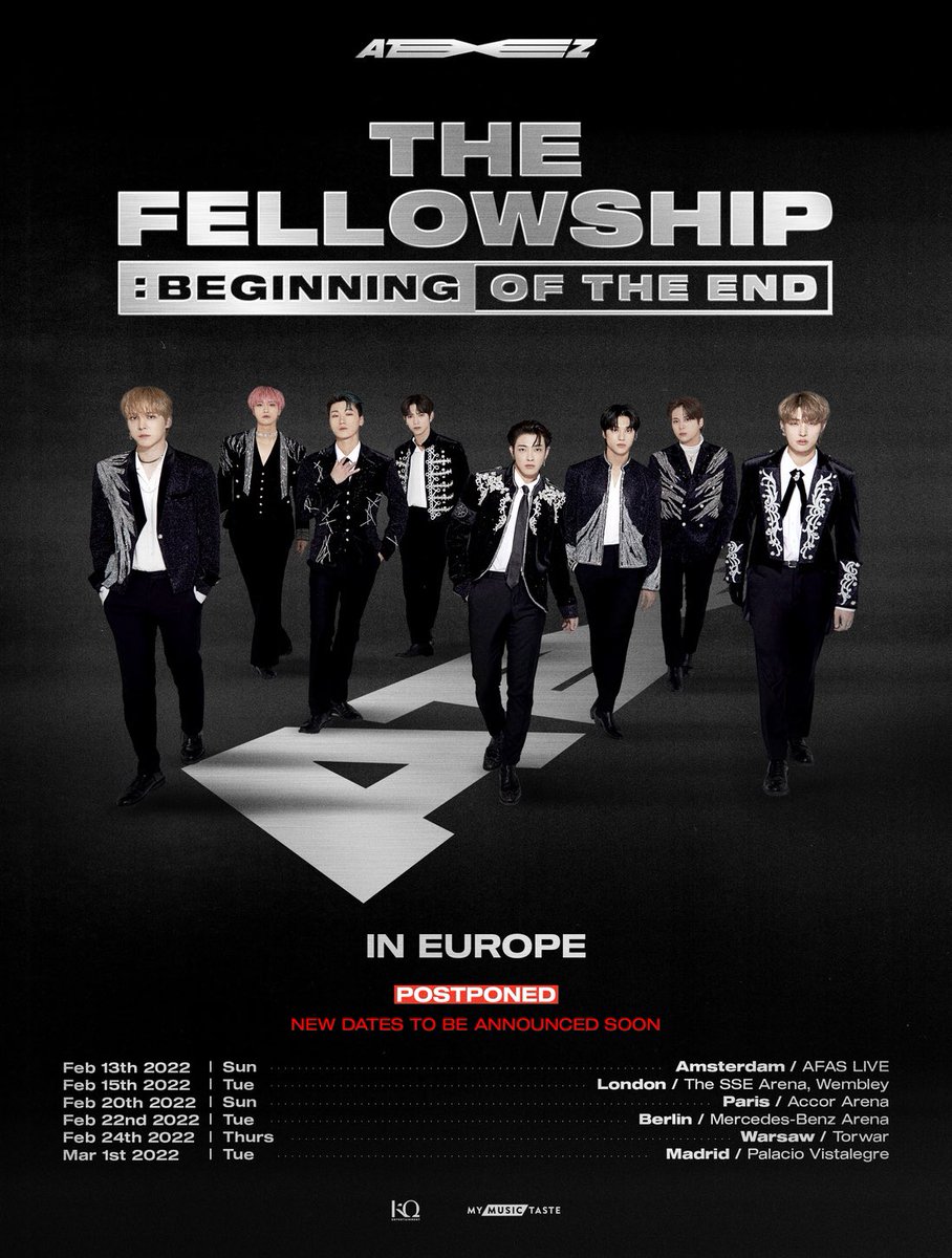 ATINYs_Spain's tweet photo. [📢] TOUR POSPUESTO

Os adjuntamos el comunicado que ha emitido MMT en Español

🔗 https://t.co/PCs1zXnWeC

@ATEEZofficial #ATEEZ #에이티즈 #Beginning_Of_The_End https://t.co/fn2No4B59l
