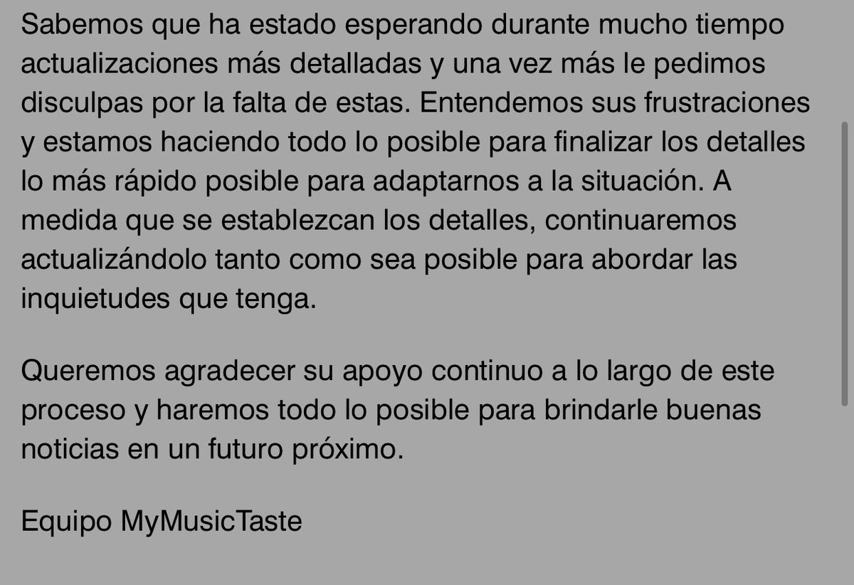 ATINYs_Spain's tweet photo. [📢] TOUR POSPUESTO

Os adjuntamos el comunicado que ha emitido MMT en Español

🔗 https://t.co/PCs1zXnWeC

@ATEEZofficial #ATEEZ #에이티즈 #Beginning_Of_The_End https://t.co/fn2No4B59l