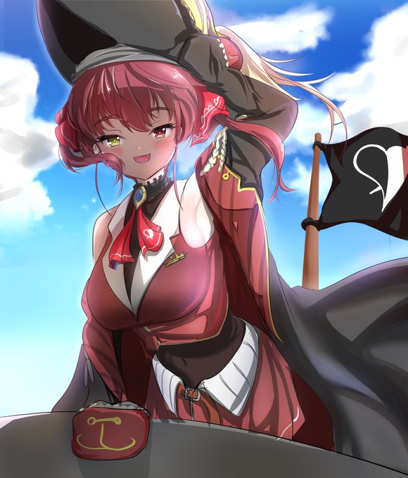 #マリンのお宝
初めて乗船した日、船長が出迎えてくれた。 