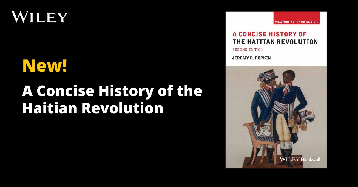 This Concise History depicts events from the slave uprising in the French colony of Saint-Domingue in 1791 and the emergence of its leader, Toussaint Louverture, to the declaration of independence by Jean-Jacques Dessalines in 1804.

Learn more: https://t.co/829Pj8absi https://t.co/VcgMPGMtuq