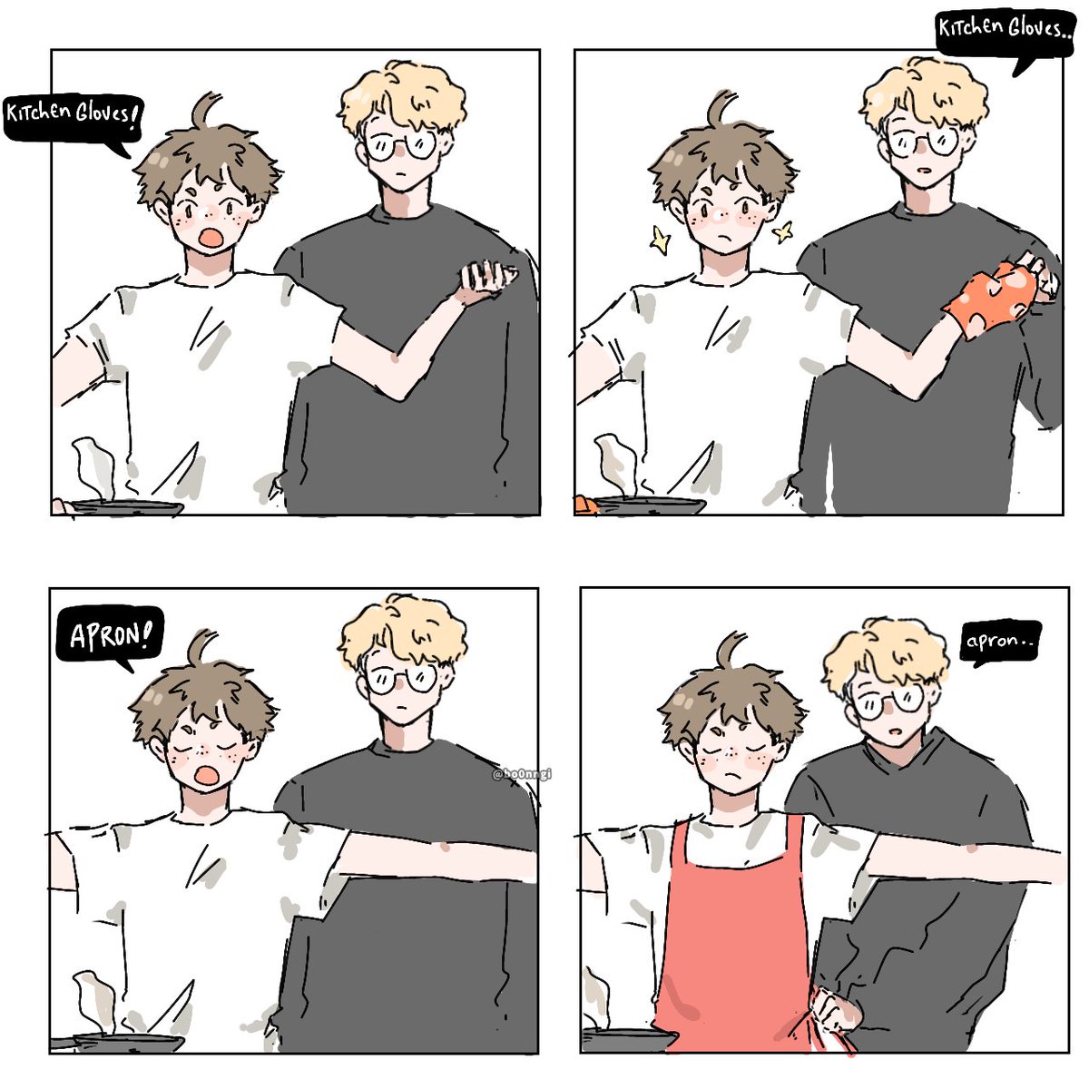 Tskym and this domestic thing 🏃
#tsukkiyama #Haikyuu 