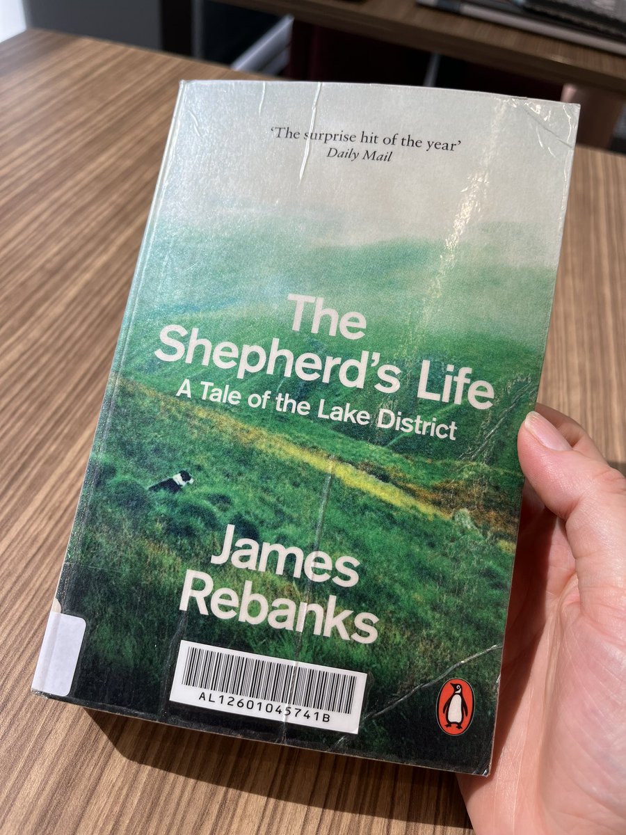 ella_dickinson's tweet photo. Also, this excerpt from “The Shepherd’s Life” made me slap the book with joy in the library today : 

“[This book] tells a wider story about the people who get forgotten in the modern world... (1/2) https://t.co/BiRHVcjWjr