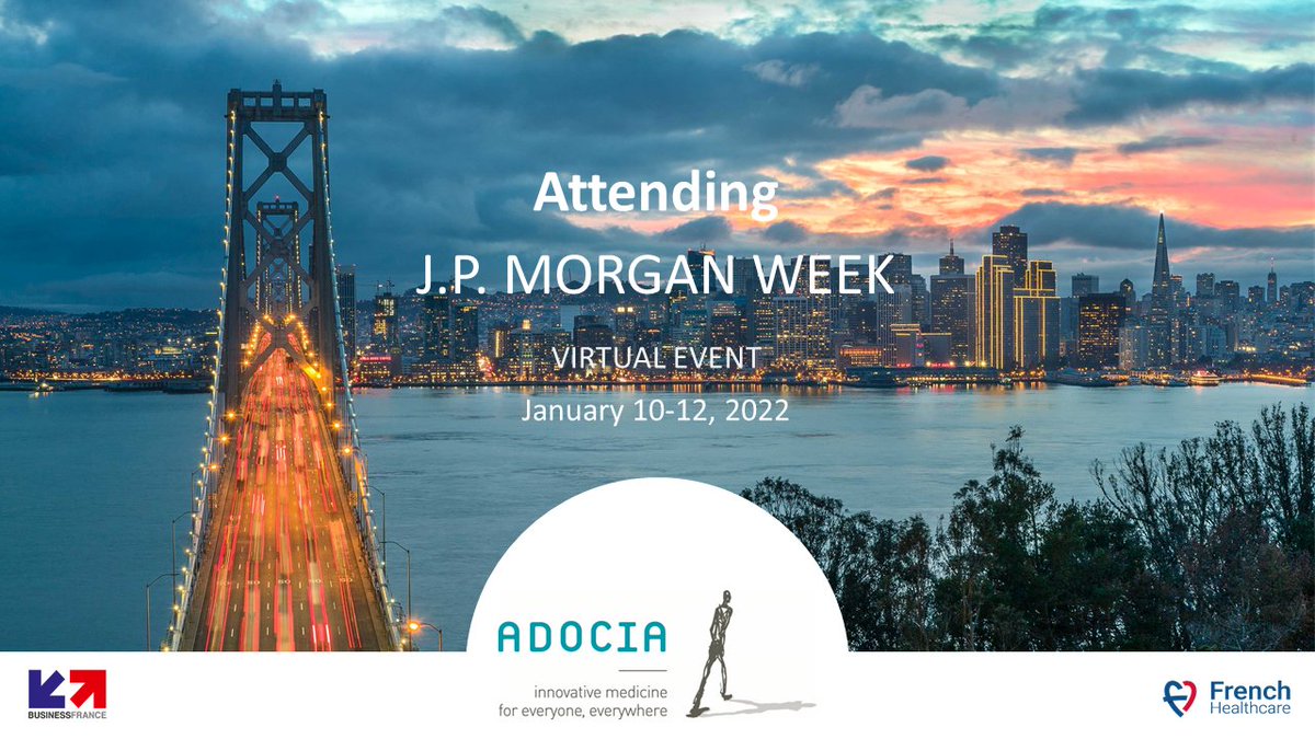 Adocia Biotech (@adocia_biotech) on Twitter photo Meet <a href="/Adocia_Biotech/">Adocia Biotech</a> during #JPMweek2022, January 10-13! We are looking forward to see you virtually. Schedule a meeting with us: lnkd.in/dhJHmgD
#FrenchHealthcare @FRFrencHealthcare
@BF_HealthcareNA Meet <a href="/Adocia_Biotech/">Adocia Biotech</a> during #JPMweek2022, January 10-13! We are looking forward to see you virtually. Schedule a meeting with us: lnkd.in/dhJHmgD
#FrenchHealthcare @FRFrencHealthcare
@BF_HealthcareNA