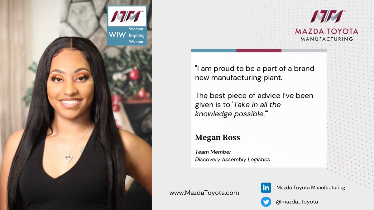 MTM is so proud of our team members! 
Our Business Partnering Group Women Inspiring Women created this Spotlight feature to highlight its members. 
This week, say hello to Discovery Line Team Member Megan Ross, a U.S. Army veteran who loves hanging with her family and traveling.