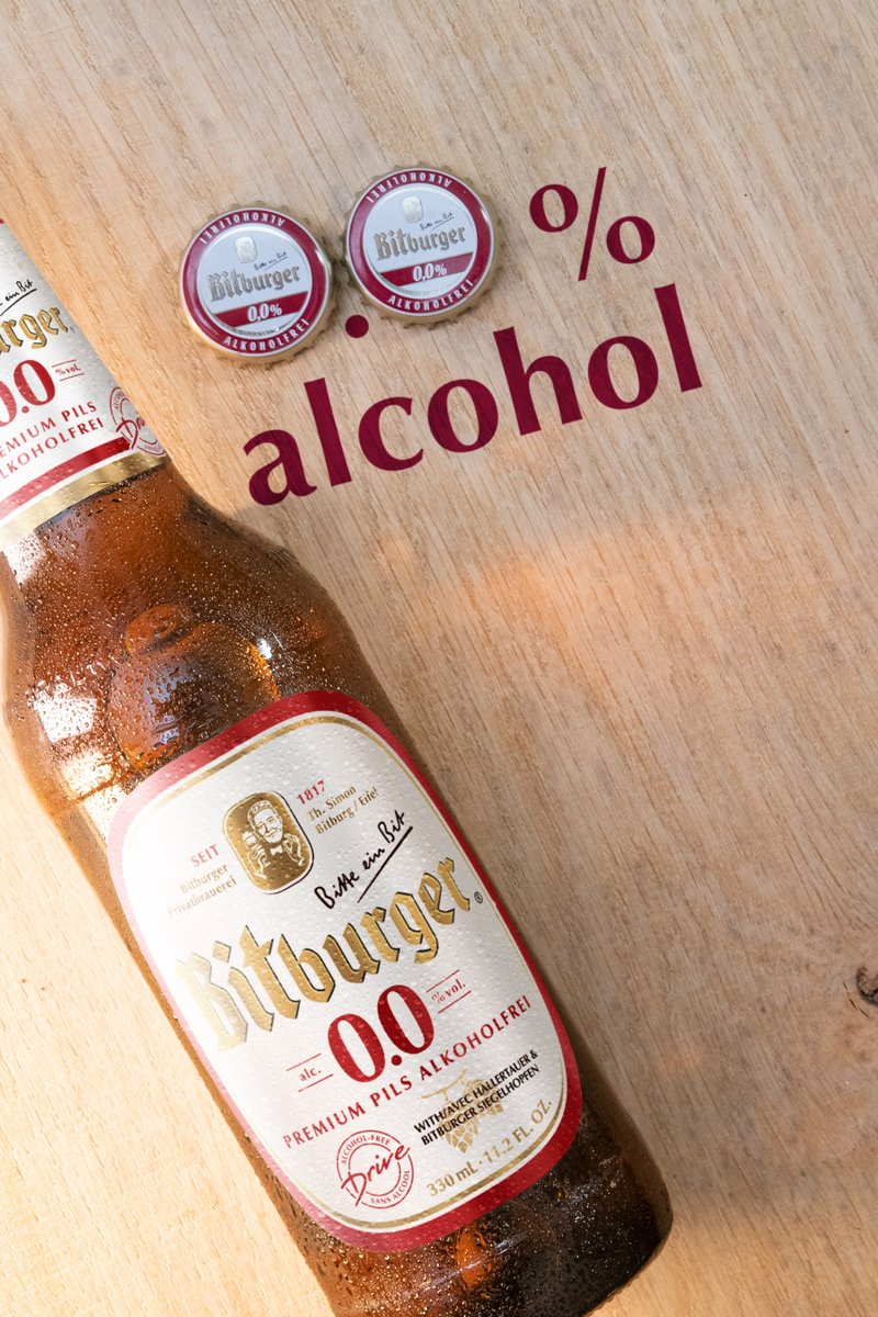 Two birds one stone.. #Veganuary2022 #DryJanuary2022 friendly if you still fancy a refreshing Pilsner. Happy weekend whatever your diet plan looks like 🍻 

#AF #vegan #bitburger #alcoholfree