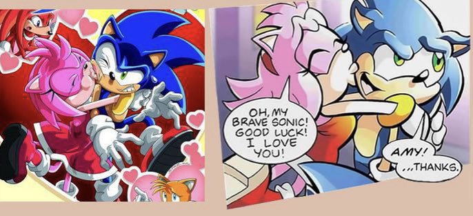 Sonic and Amy FINALLY KISS?! (Sonic Comic Dub) 