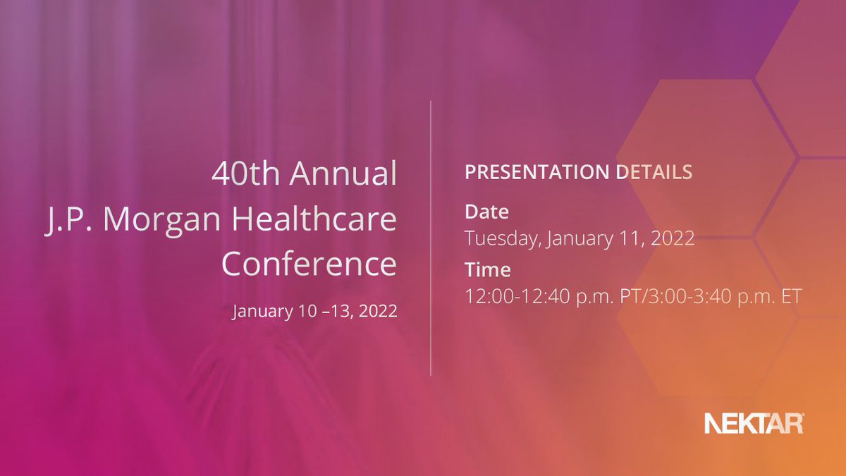 At #JPM2022 next week, Company management will present on the exciting advances we are making across our #immunooncology and #immunotherapy pipelines. Learn more about our programs: bit.ly/3vDhAfY