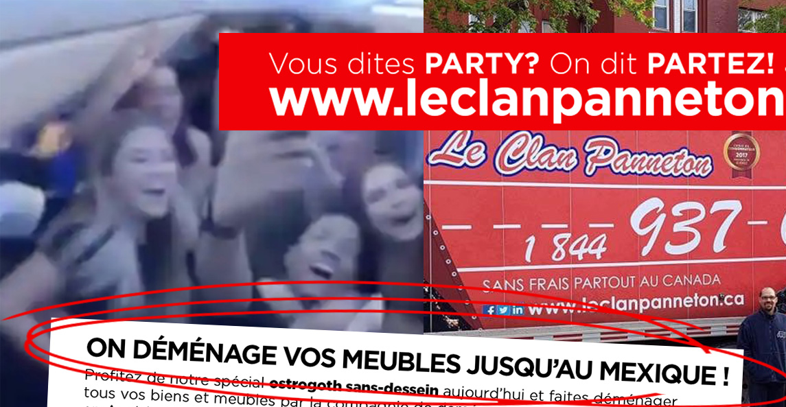 Le clan Panneton achète une page complète du Journal de Montréal pour rire des influenceurs

➡️ bit.ly/3zA3EH8
