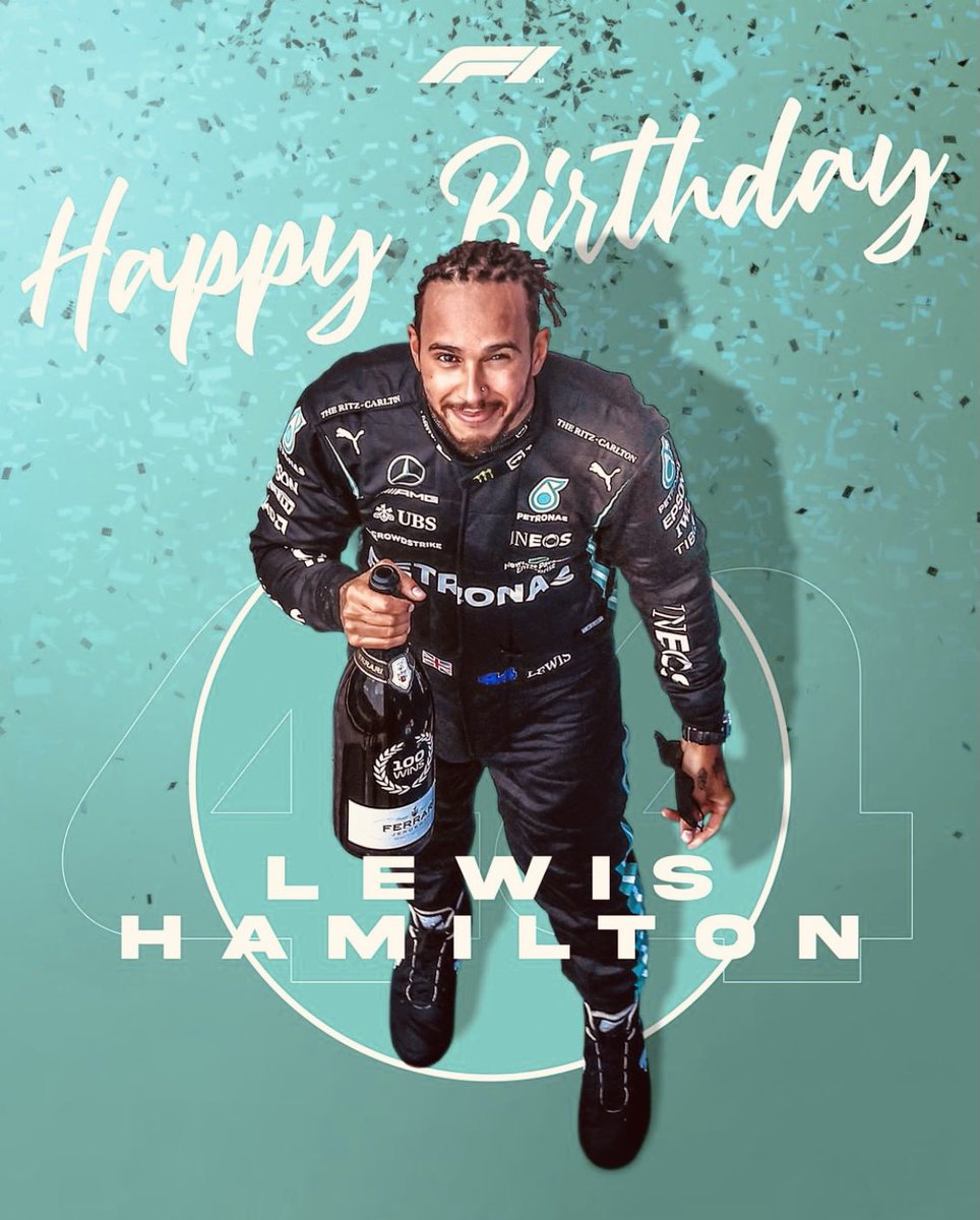 dherudherendra's tweet photo. HAPPY BIRTHDAY CHAMP @LewisHamilton https://t.co/vMqr1Sk2nl