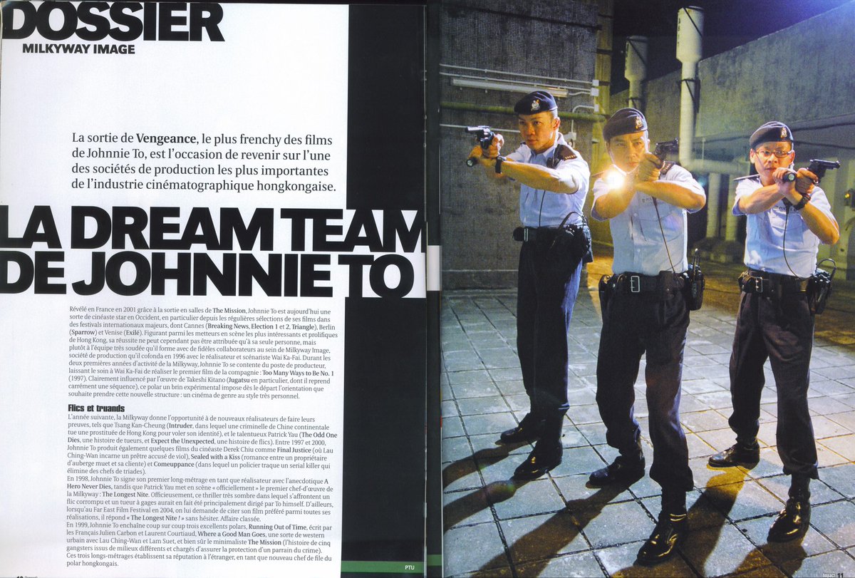 fredambroisine's tweet image. 13 ans plus tôt dans Mad Movies/Impact, je signais le premier article en France sur les suites de PTU (photos exclusives en prime). La boucle est bouclée. #TacticalUnit #MilkywayImage