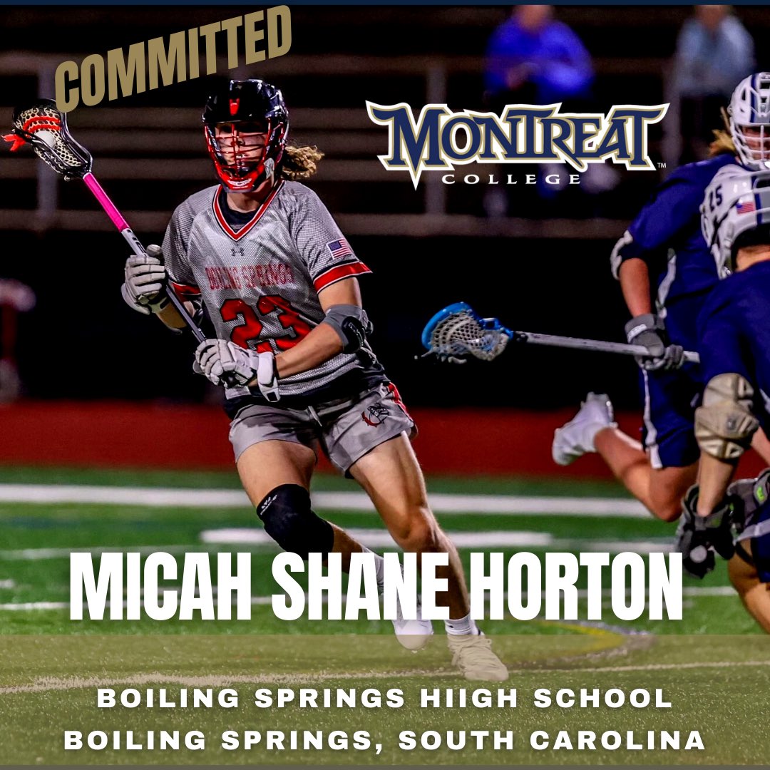 MontreatCavsLax's tweet photo. Excited to announce the commitment of Micah Shane Horton ! The Faceoff player of the year for the state of South Carolina this past season. We are very excited to welcome him to the family ! https://t.co/LCoJJlwxDH