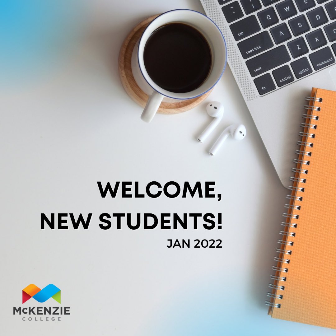 We would like to take a moment to officially welcome our new students!

While Covid restrictions have made this week a little different than we had all anticipated, it is important for you to know that we are very excited to have you join the McKenzie College Community. Welcome!