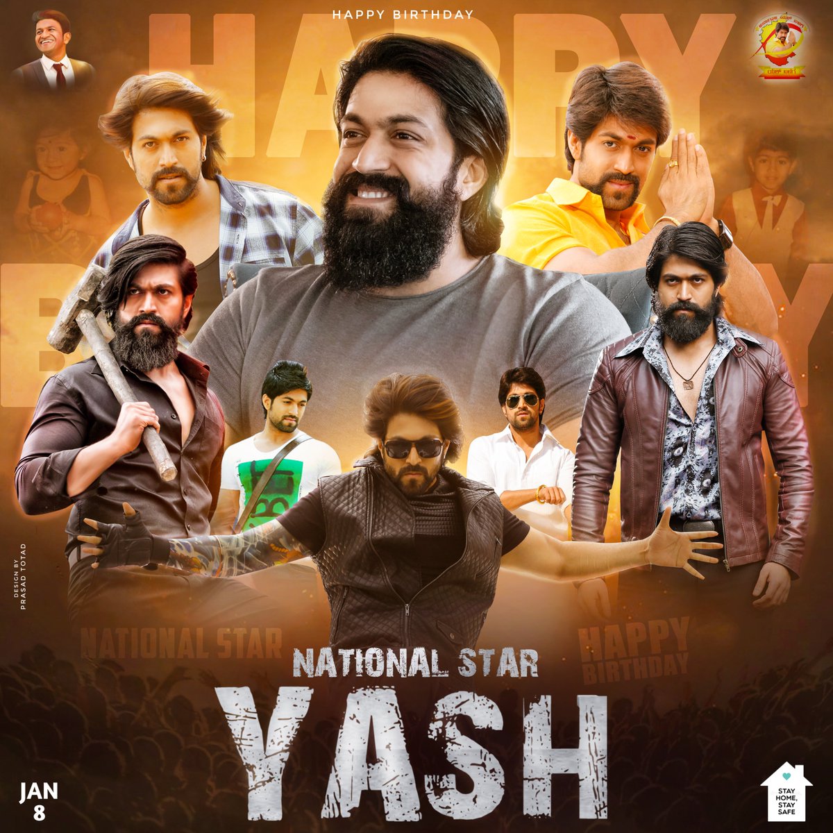 IamEluruSreenu's tweet photo. #KGFChapter2 #HBDRockingStarYASH https://t.co/zuqcRWg3xw