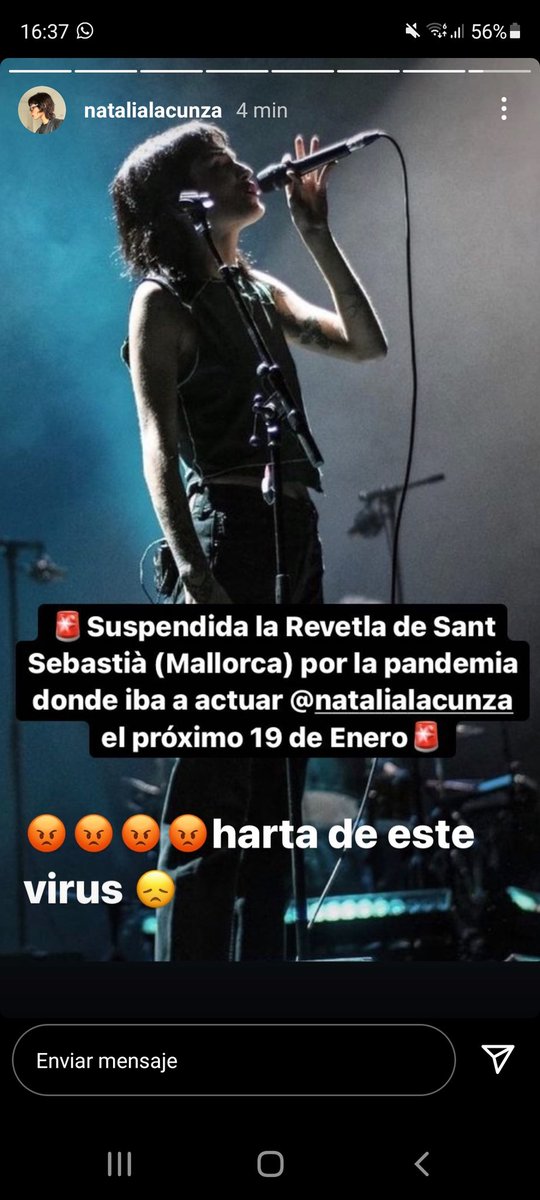 nubesad_'s tweet photo. Natalia ha subido esta historia, resubida de otra cuenta de insta

la foto de fondo es mia, no pongo nunca marca de agua porque no me gusta que afee las fotos, pero estoy HARTA de que las usen sin dar creditos https://t.co/C4BuSQWRgx