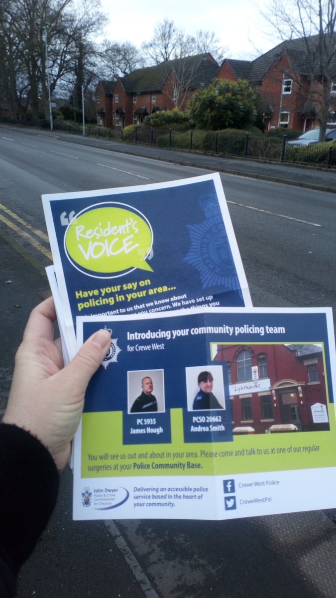 CreweWestPol's tweet photo. Leaflets have been delivered to some residents of Fairburn Ave today as part of our street a week campaign.

Remember to follow us here for updates and surgerys.

#CreweWest #WeCare https://t.co/Dh5LxlOSDa