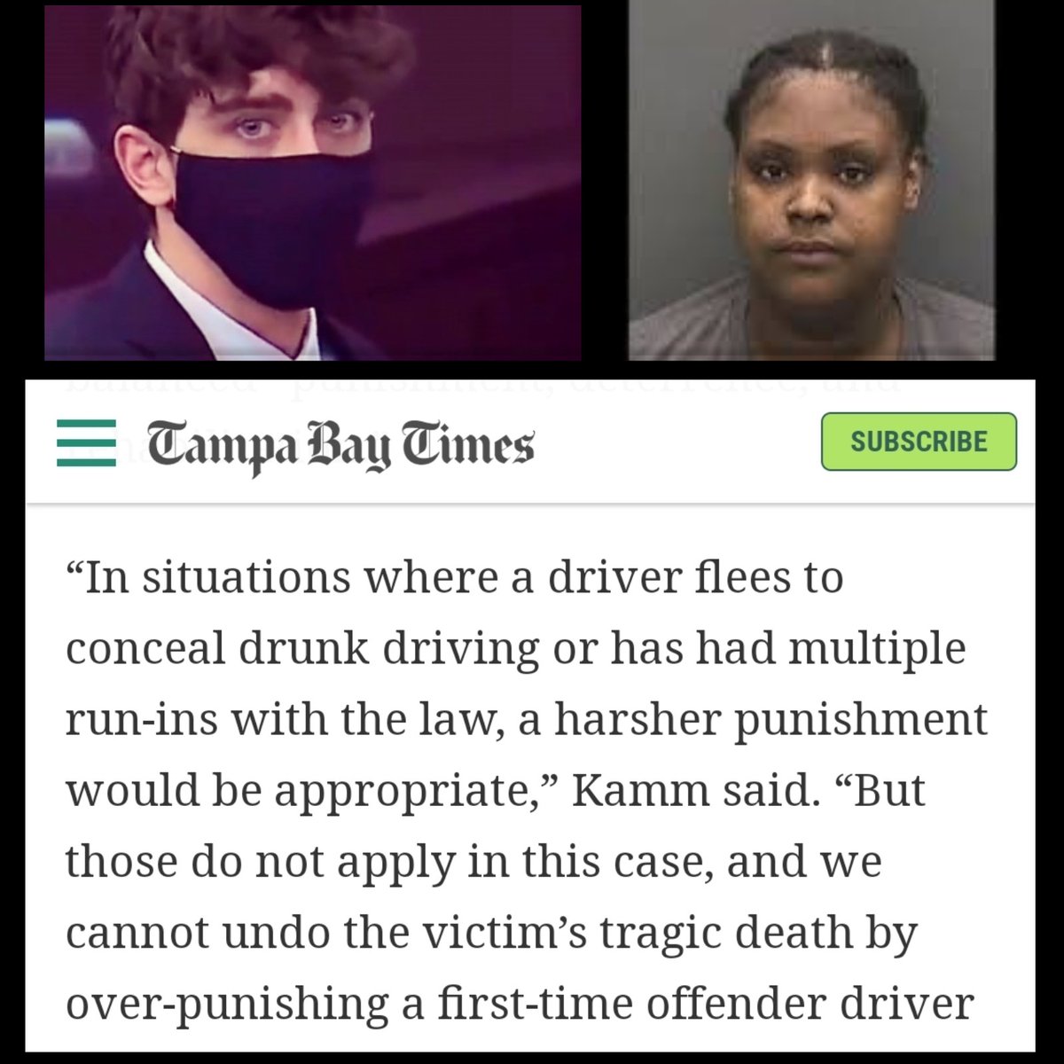 Nono_l0's tweet photo. Ryan: she murder of a 14-year girl
she leave the scene of the accident Which resulted in the death of the girl
judgment: 2 month
why? she agreed to the plea deal
so what about Cameron?
is there any answer
I think everything is clear there is a hidden deal and it is the money deal https://t.co/bJjzJDFJbB