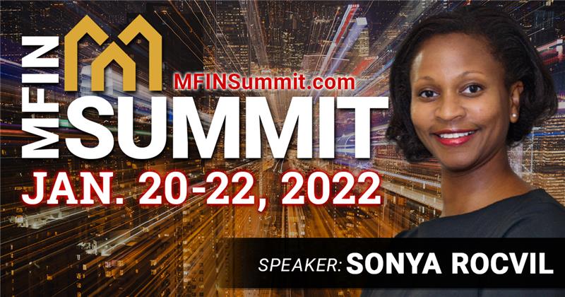 We are excited to announce that Sonya Rocvil will be speaking at the #MFINSummit this January!

For more details and to get your ticket, please visit mfinsummit.com.

#multifamilyinvesting #multifamilyinvestornation #realestateinvesting #apartmentinvesting