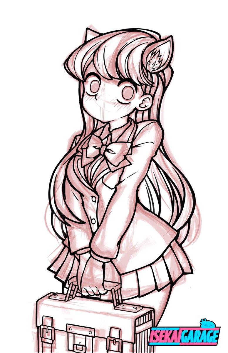 MugenStylez's tweet photo. Cat Face Komi progress! 🐾 

#KomiCantCommunicate #animegirl #animeartist https://t.co/8z5UDtLHwV