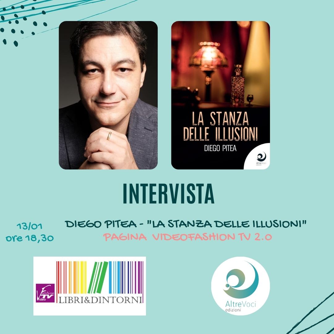 AltreVociEdizioni (@altrevocied) on Twitter photo 🎉 Volete lasciarvi stupire da un giallo classico e ricco di enigmi?
🌀 Giovedì 13 alle 18,30 <a href="/DiegoPitea/">Diego Pitea</a> - autore di LA STANZA DELLE ILLUSIONI - sarà ospite del format Libri & Dintorni sulla pagina Facebook Videofashiontv 2.0.
👉 altrevociedizioni.it/libri/la-stanz…
#AltreVociEdizioni 🎉 Volete lasciarvi stupire da un giallo classico e ricco di enigmi?
🌀 Giovedì 13 alle 18,30 <a href="/DiegoPitea/">Diego Pitea</a> - autore di LA STANZA DELLE ILLUSIONI - sarà ospite del format Libri & Dintorni sulla pagina Facebook Videofashiontv 2.0.
👉 altrevociedizioni.it/libri/la-stanz…
#AltreVociEdizioni