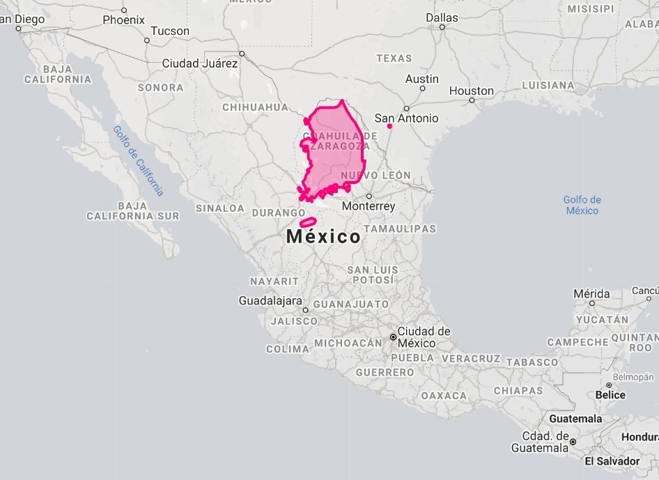 Rodpac's tweet photo. En 1980 el PIB de Corea del Sur era sustancialmente inferior al de México, hoy la economía del país asiático, con menos de la mitad de habitantes, es 50% más grande. Este es el tamaño geográfico de Corea del Sur comparado con México, es un poco más chica que Coahuila. https://t.co/1lf4npn9FC