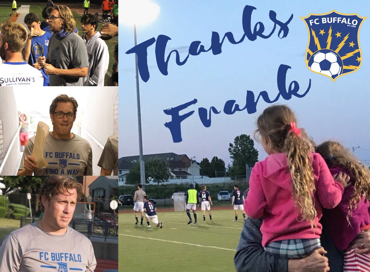 Bittersweet day in 🔵+ 🟡: <a href="/fbutcher/">Frank Butcher</a> is stepping away from coaching to join our off-field leadership

“We're very lucky in #Buffalo to have the best fans and we've had some of the greatest people I've ever met put on the jersey for us" #FranksALot

MORE: fcbuffalo.org/fc-buffalo-ann…