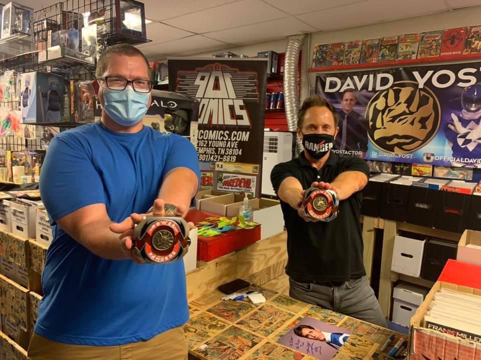 JamesSt92705110's tweet photo. Happy Birthday to @David_Yost !!! So happy I got to meet you last year! Definitely the ranger I looked up to the most. Hope you have a great day! #ItsMorphinTime #BlueRangerPower #Triceratops https://t.co/TtygOdu1xE