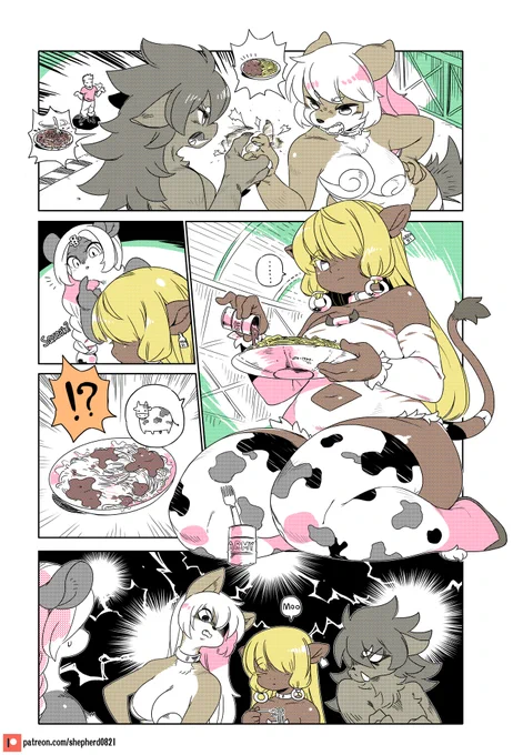 Modern MoGal #192 Tripartite 🐗🐶🐮🍝🍝🍝

#modernmogal 