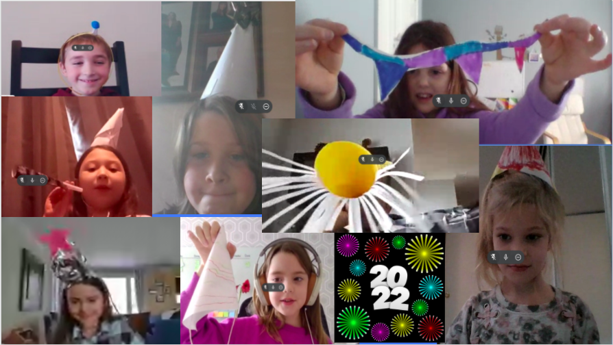 AnitaBaudoux's tweet photo. We celebrated the New Year and the end of our first week of #ocsbVirtual learning with a little #ocsbSTEAM building challenge and dance party @StMaryOCSB. https://t.co/Bypoz0PDcw