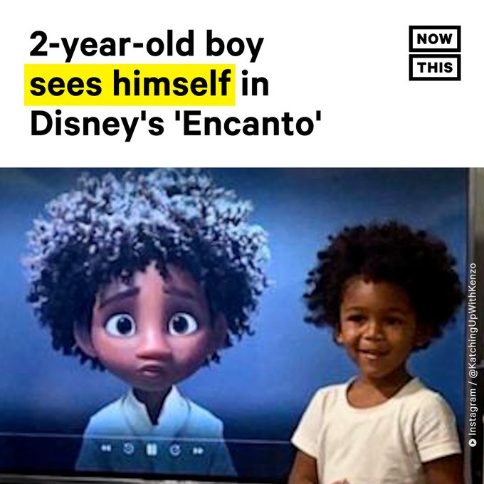 2歳の黒人の男の子 ディズニー映画で自分にそっくりなキャラ見つける 愛らしい反応が話題に ハフポスト アートとカルチャー