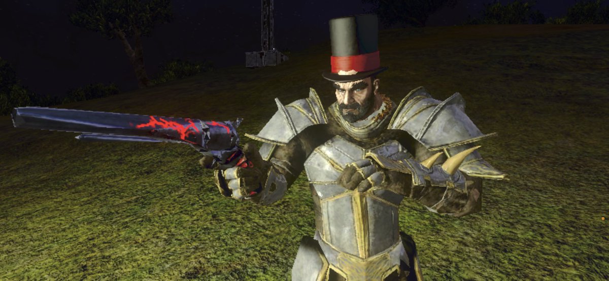 3nnx2's tweet photo. “And it’s a duel to the eerie death Sir !” 

@Candi45881868 
@PlayARKMobile 
#arkneversleeps https://t.co/LlPYJdfH4Z