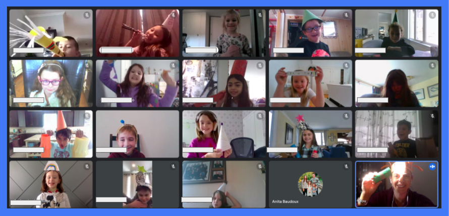 AnitaBaudoux's tweet photo. We celebrated the New Year and the end of our first week of #ocsbVirtual learning with a little #ocsbSTEAM building challenge and dance party @StMaryOCSB. https://t.co/Bypoz0PDcw