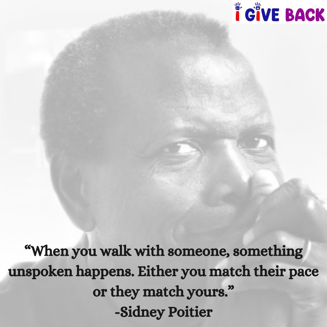 igivebackusa's tweet image. We take this time to honor the life of a legend. Mr. Sydney Poitier, actor and activist. Thank you for the impact and influence you had on us all. Rest In Peace and Power. #sidneypoitier #igivebackusa
