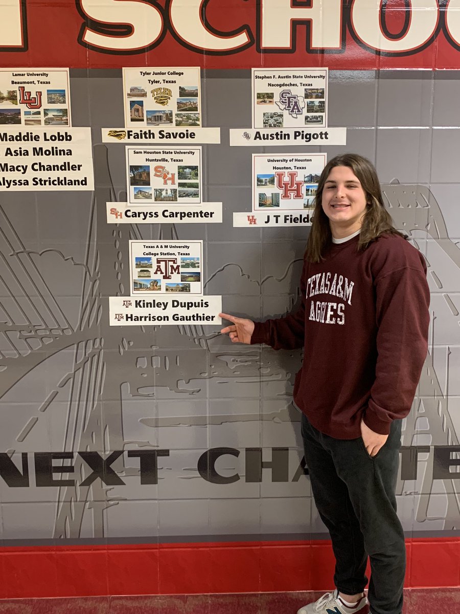 Congrats to Our Harrison Charles Gauthier-Newest, Loudest and Proudest Member of the Fightin’ Texas Aggie Class of 2026🎉 #GigEm👍🏼 #CardinalPROUD