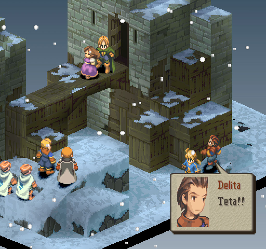 FantasyAnime's tweet image. Anyone dealing with snow today? ⛄️🌨️

Here&apos;s some snowy areas in classic RPGs ❄️❄️❄️
Shown here: Final Fantasy Tactics (PS1), Final Fantasy 6 (SNES), Tales of Phantasia (SNES), Phantasy Star 4 (Genesis)

- Post 1 of 2 -